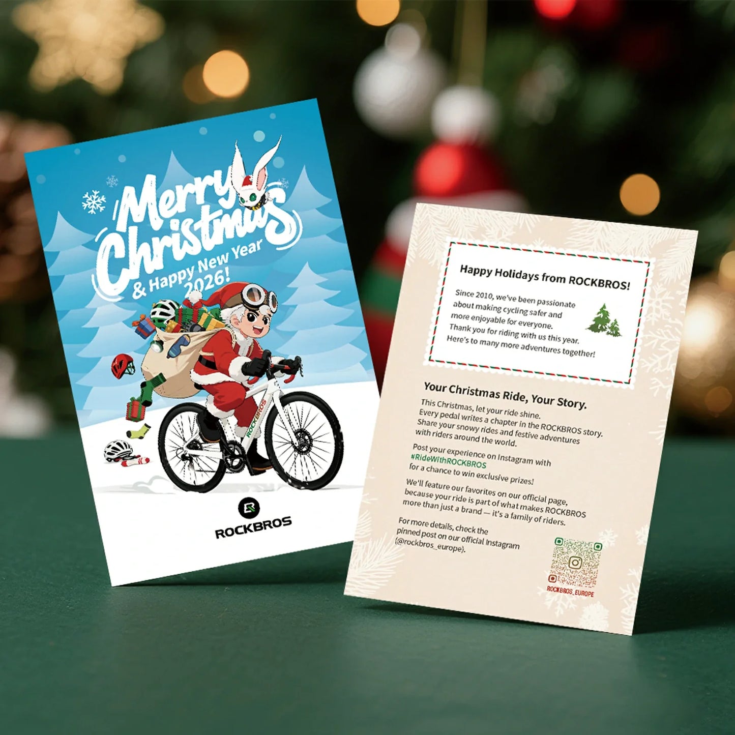 ROCKBROS Weihnachtsgrußkarte