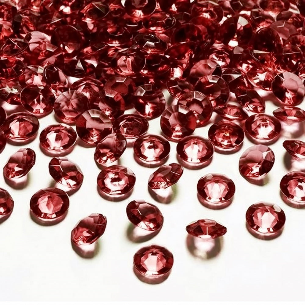 100 Dekosteine Diamant | Ø 12 mm
