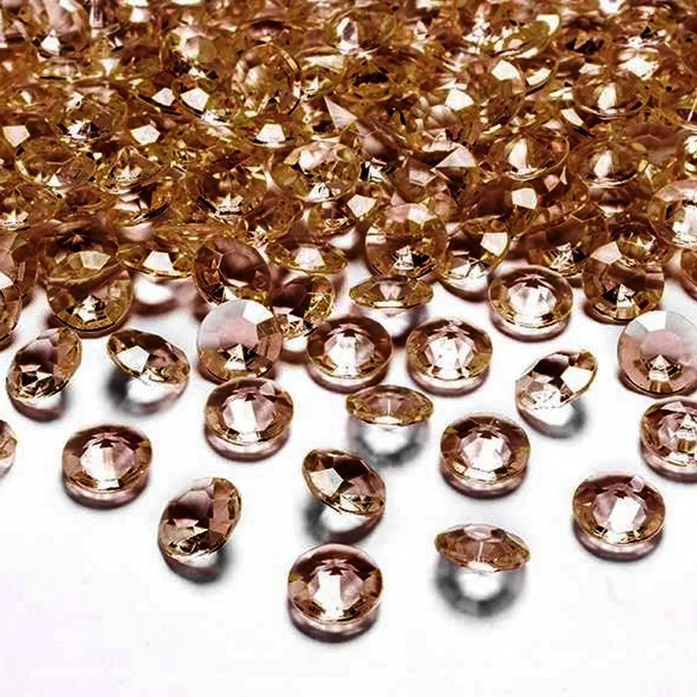 100 Dekosteine Diamant | Ø 12 mm