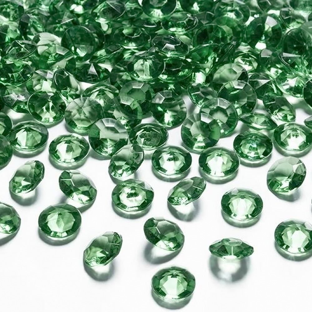 100 Dekosteine Diamant | Ø 12 mm