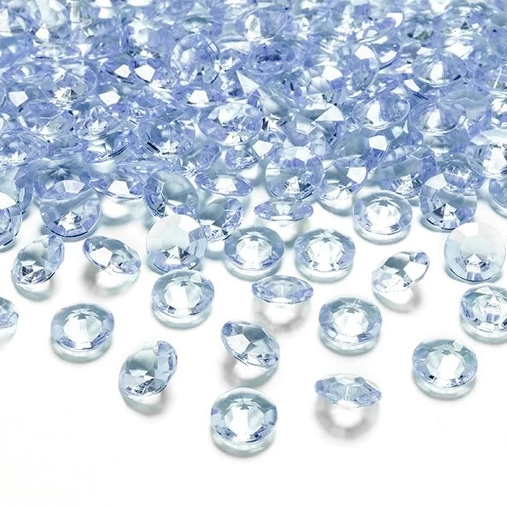 100 Dekosteine Diamant | Ø 12 mm