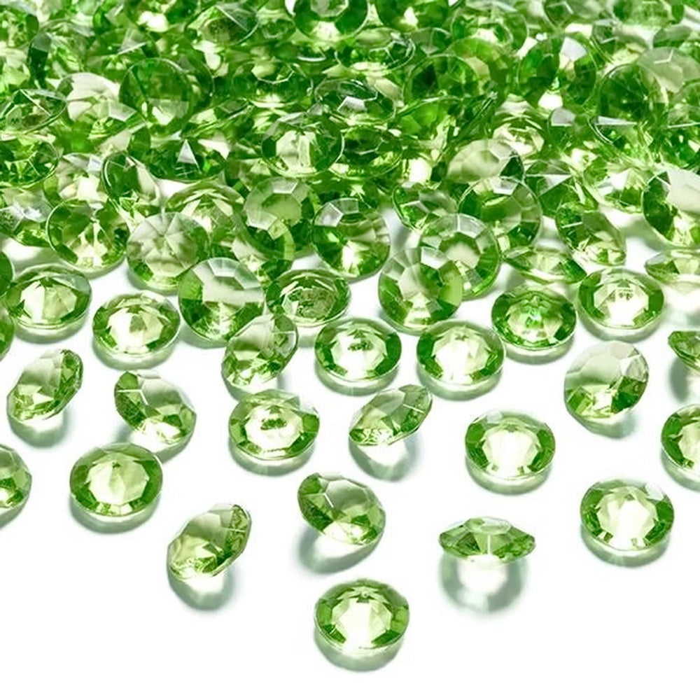 100 Dekosteine Diamant | Ø 12 mm