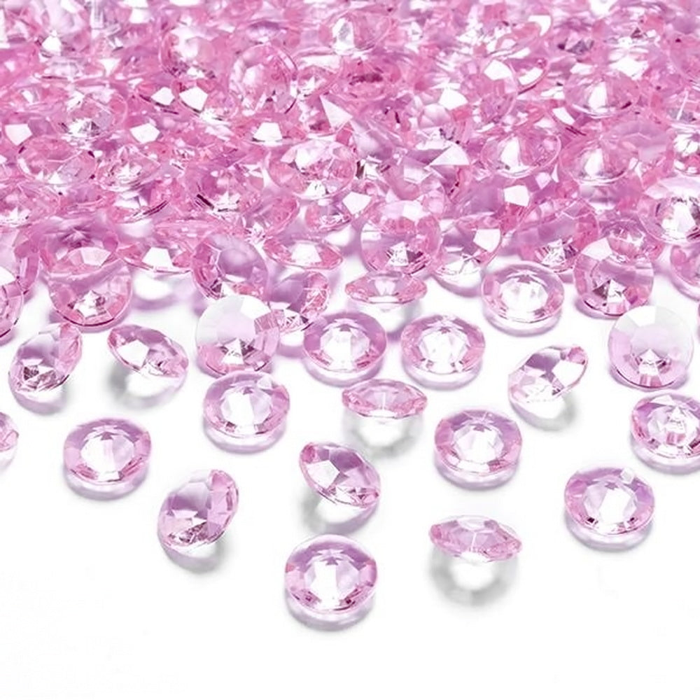 100 Dekosteine Diamant | Ø 12 mm