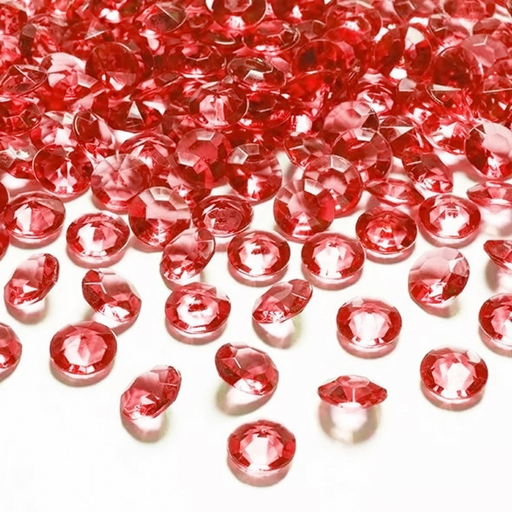 100 Dekosteine Diamant | Ø 12 mm