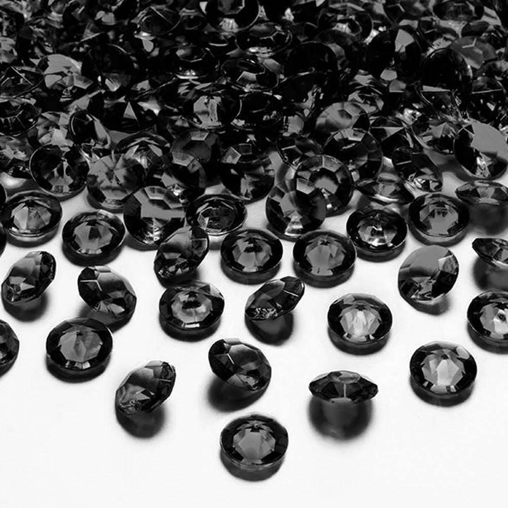 100 Dekosteine Diamant | Ø 12 mm