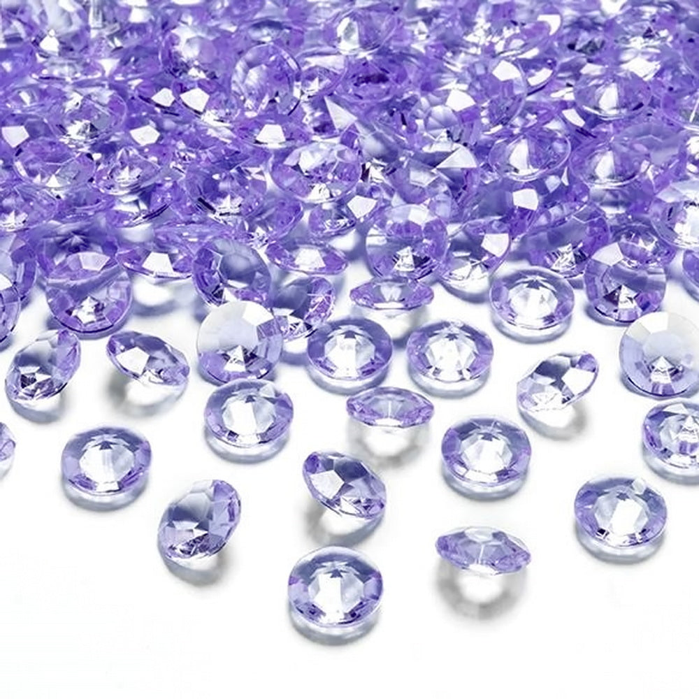 100 Dekosteine Diamant | Ø 12 mm