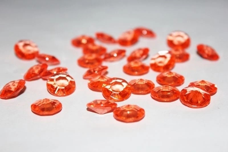 100 Dekosteine Diamant | Ø 12 mm