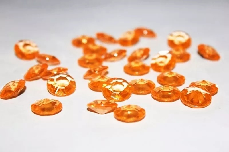 100 Dekosteine Diamant | Ø 12 mm