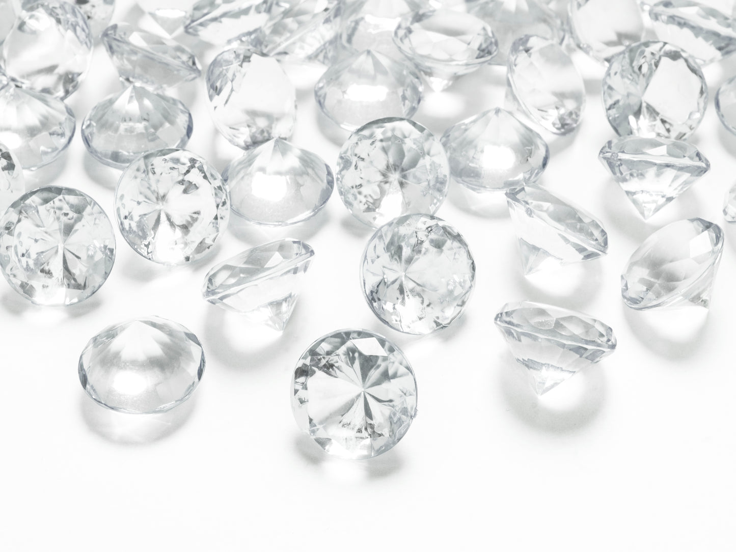 Dekosteine Diamant Ø 20 mm klar