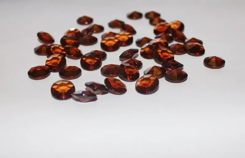 100 Dekosteine Diamant | Ø 12 mm