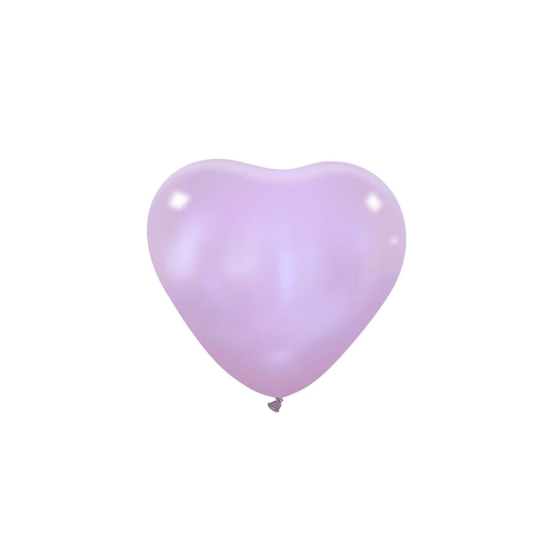 Herzluftballons Naturlatex | 10 Zoll - Pastell