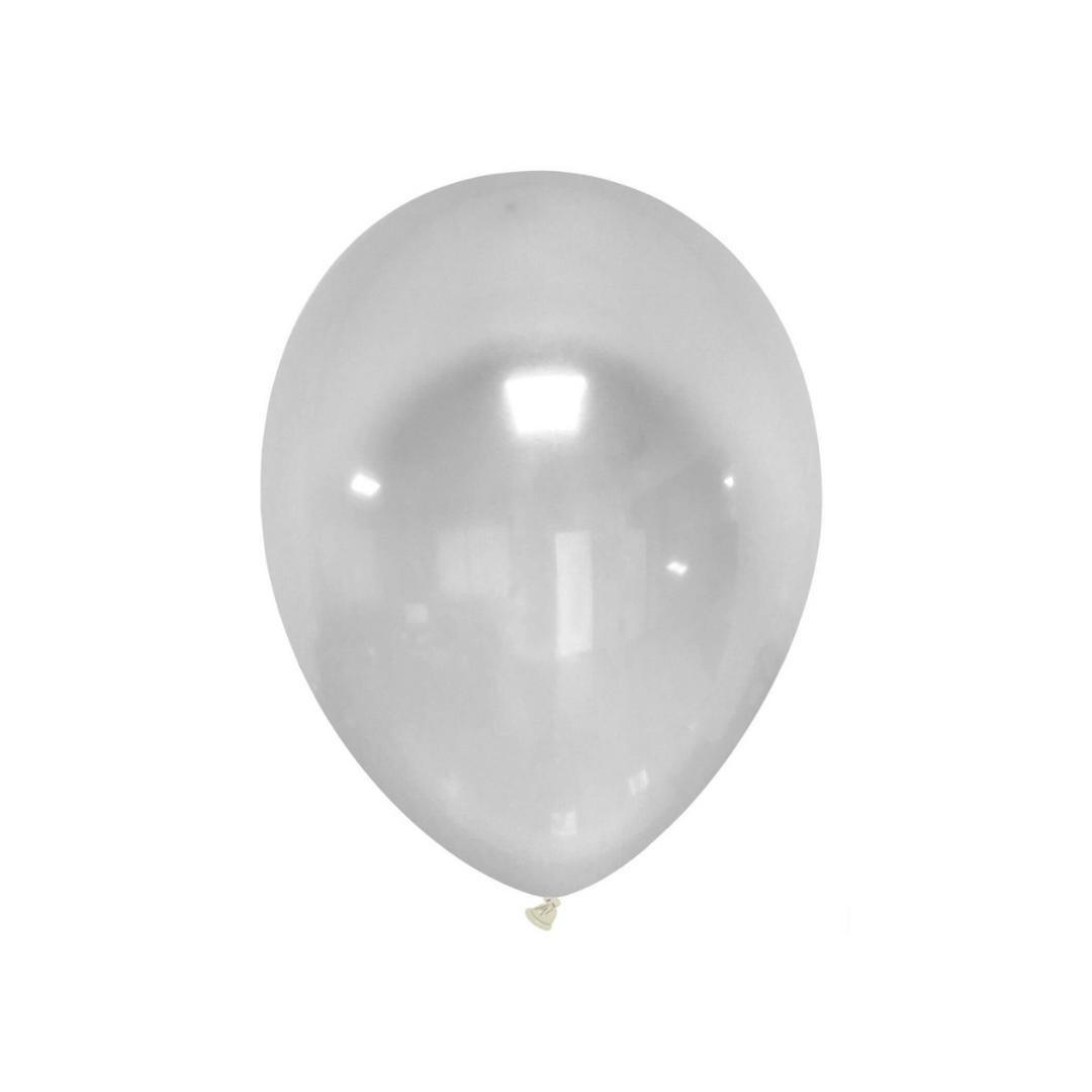 Luftballons Naturlatex | ca. 30 cm - Metallic
