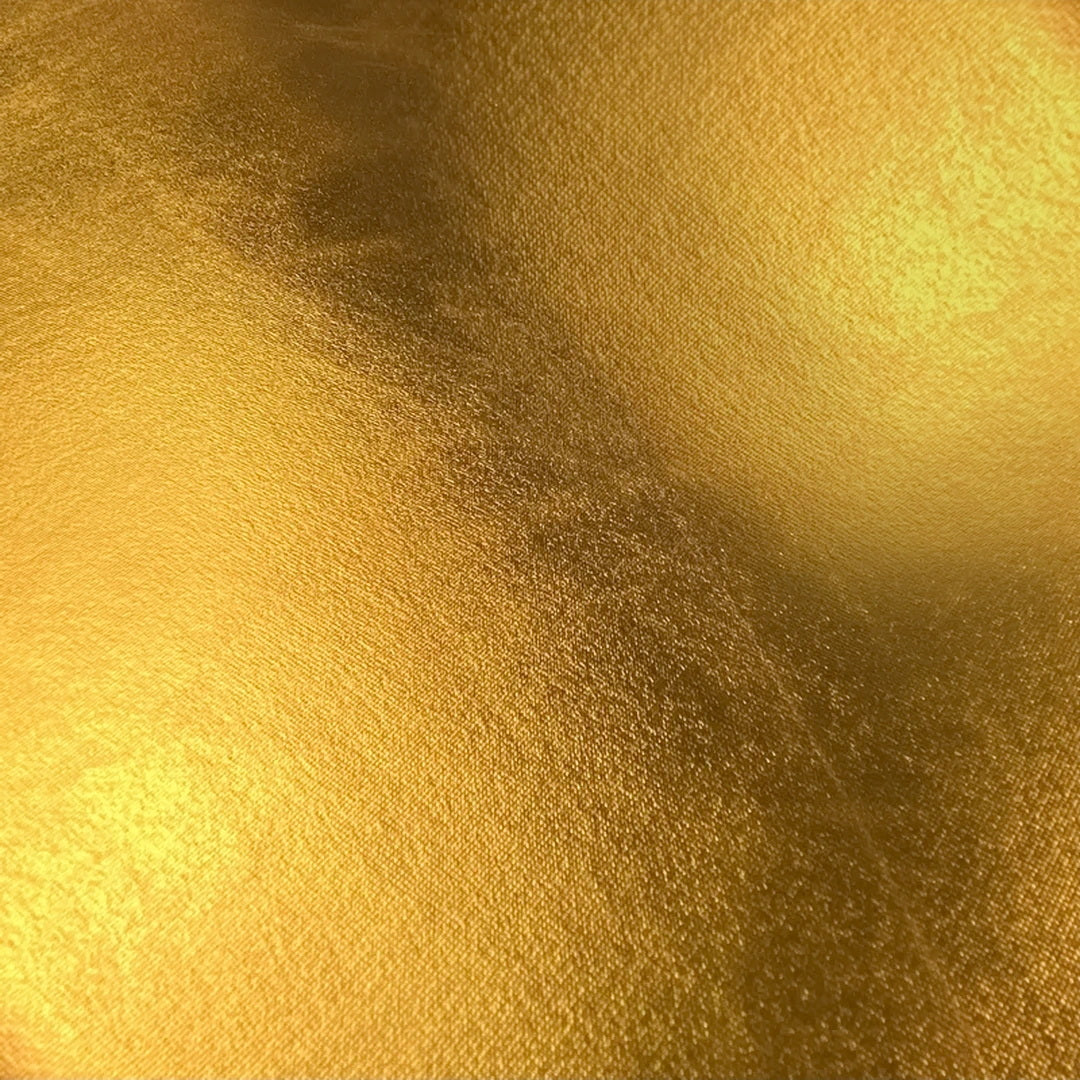 Metallic Stretch Stoff Meterware | Breite 145 cm - einseitig glänzend Gold