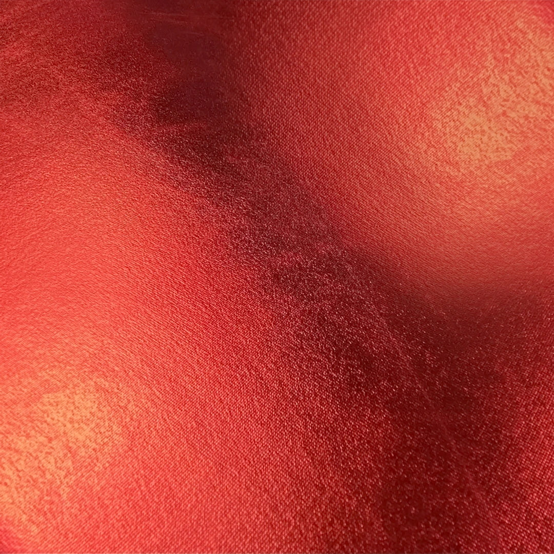 Metallic Stretch Stoff Meterware | Breite 145 cm - einseitig glänzend Rot