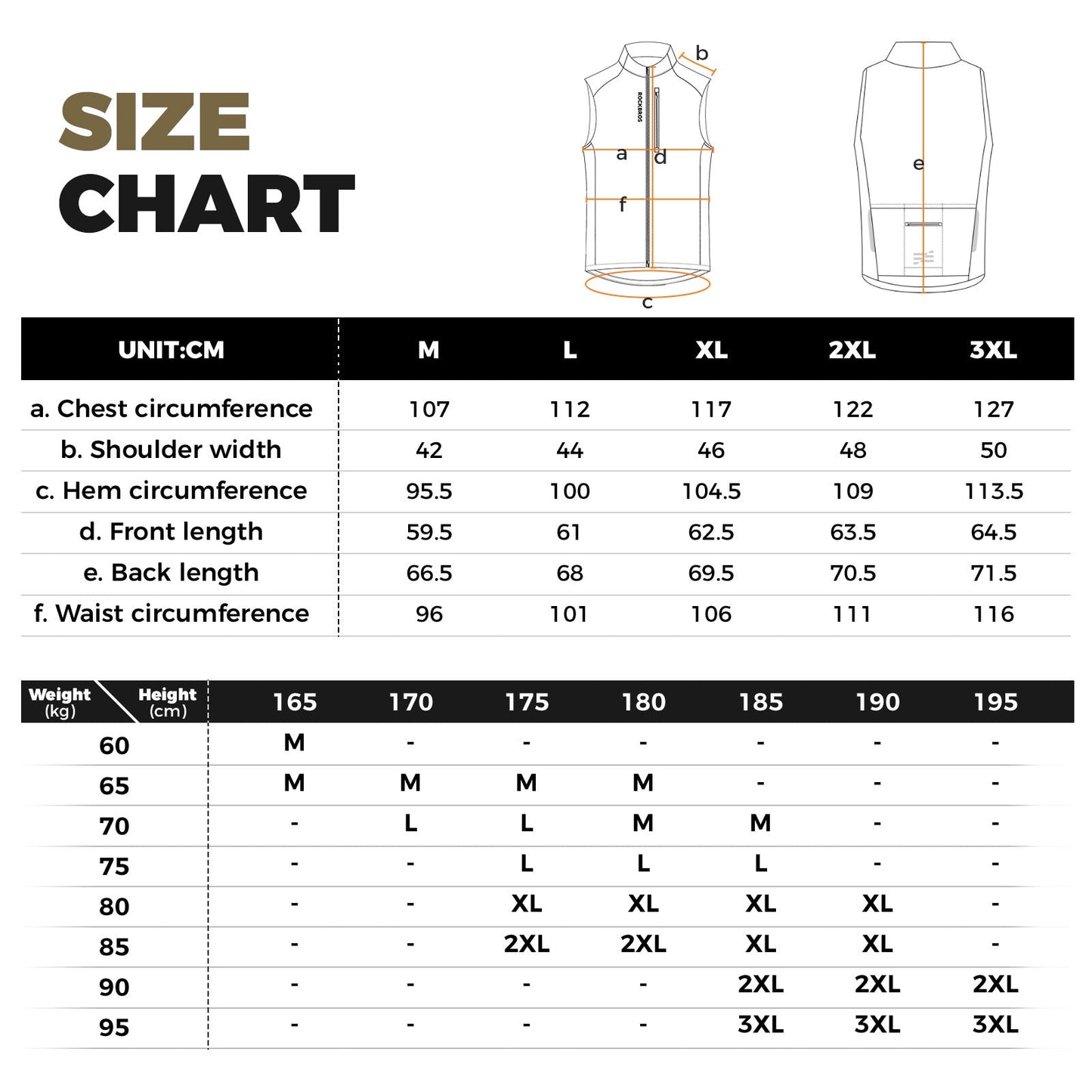 ROCKBROS Ärmellose Winddichte Fahrradweste Packbar Atmungsaktiv
