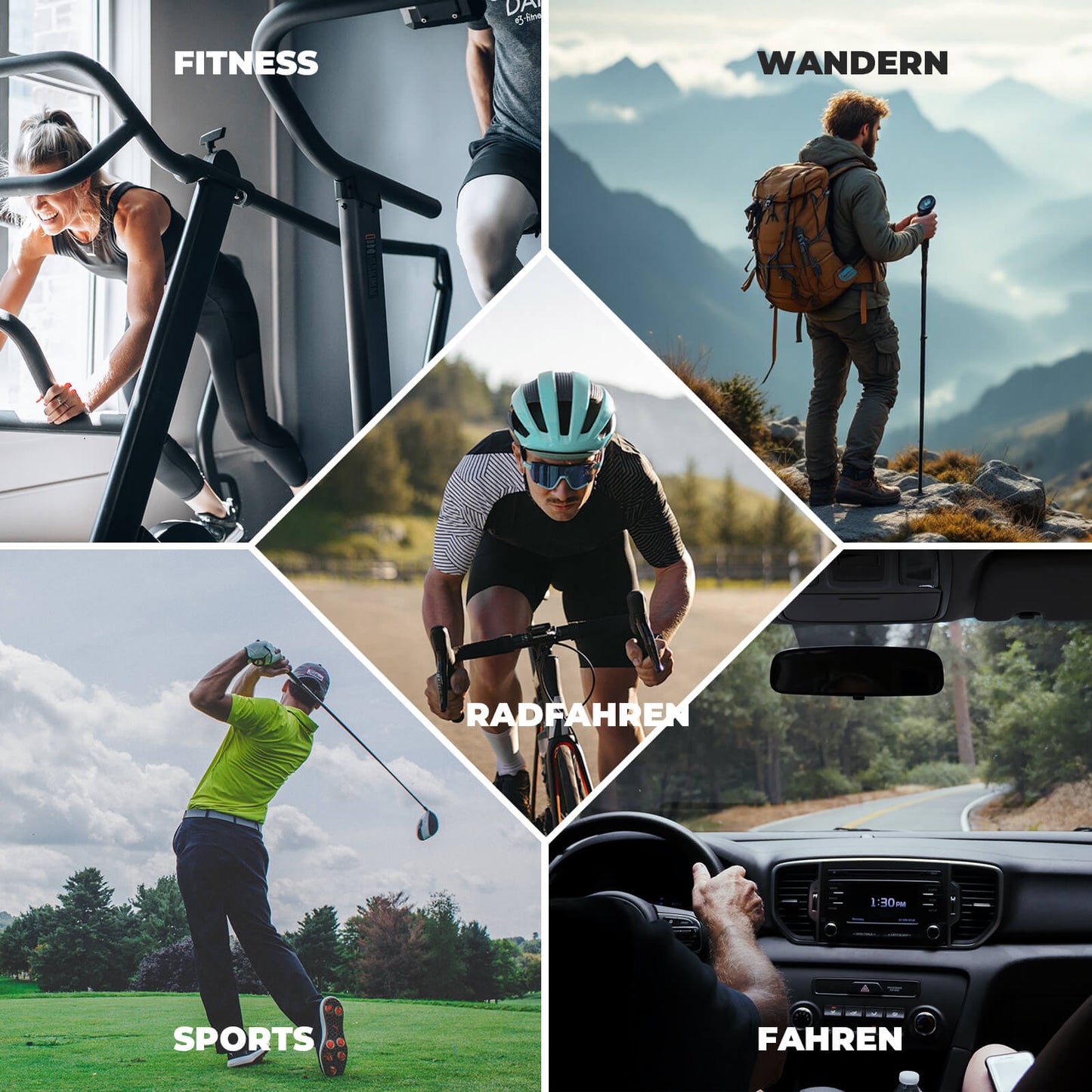 Halbfinger-Fahrradhandschuhe Atmungsaktiv Rutschfest Sommer