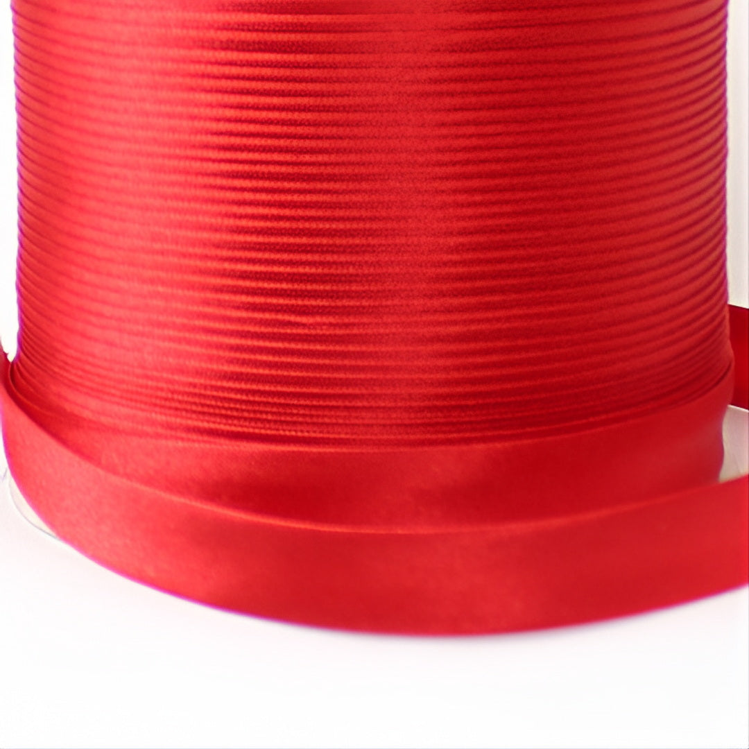 Satin Schrägband | Breite 15 mm - gefalzt