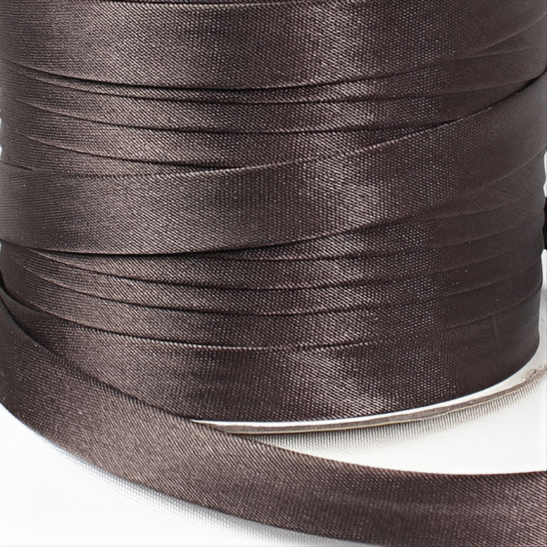 Satin Schrägband | Breite 15 mm - gefalzt