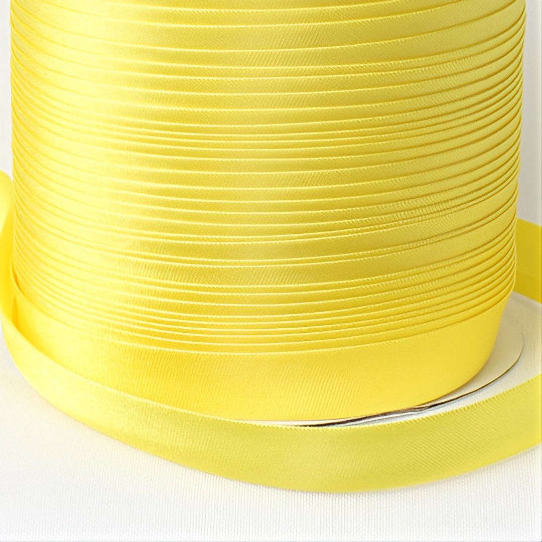 Satin Schrägband | Breite 15 mm - gefalzt