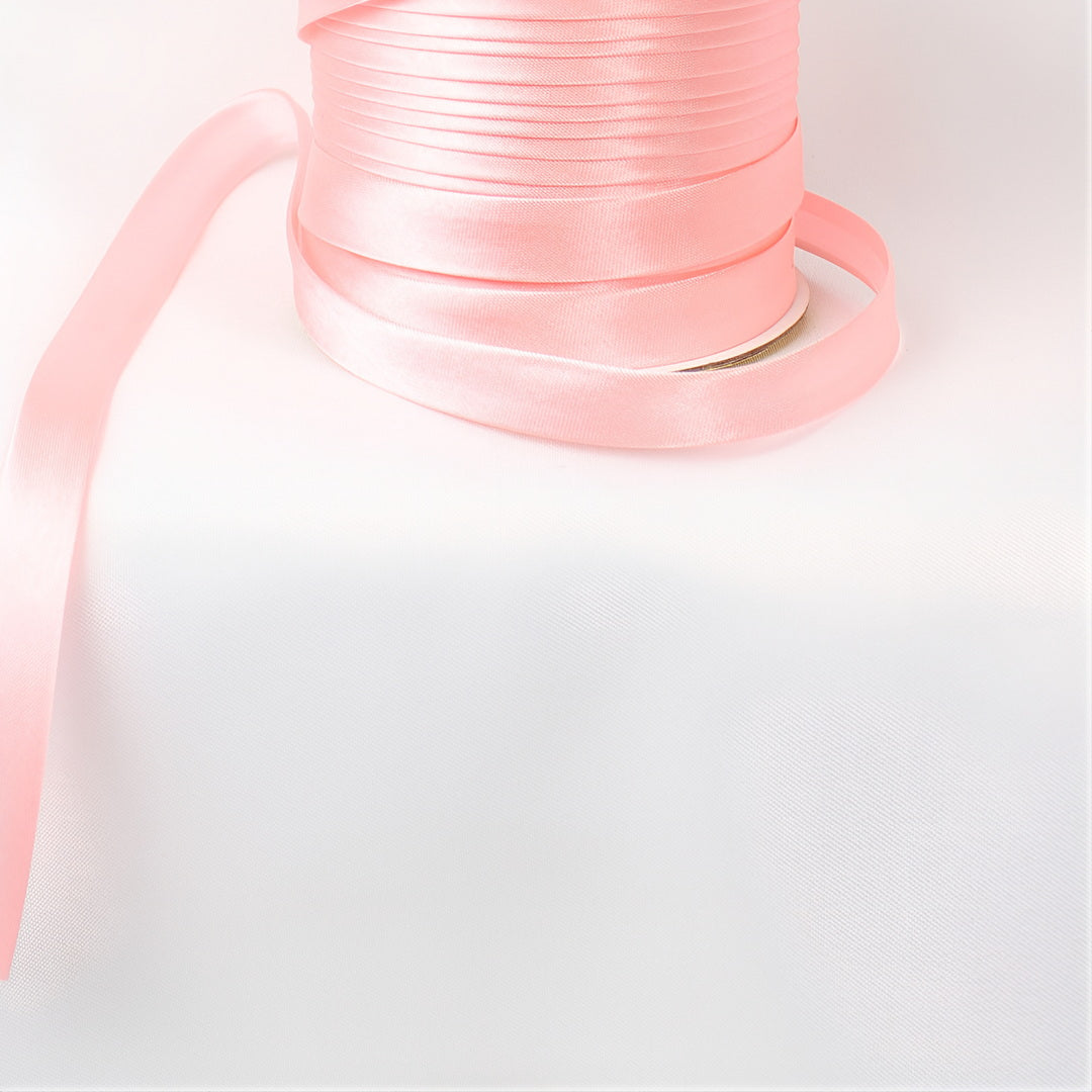 Satin Schrägband | Breite 15 mm - gefalzt