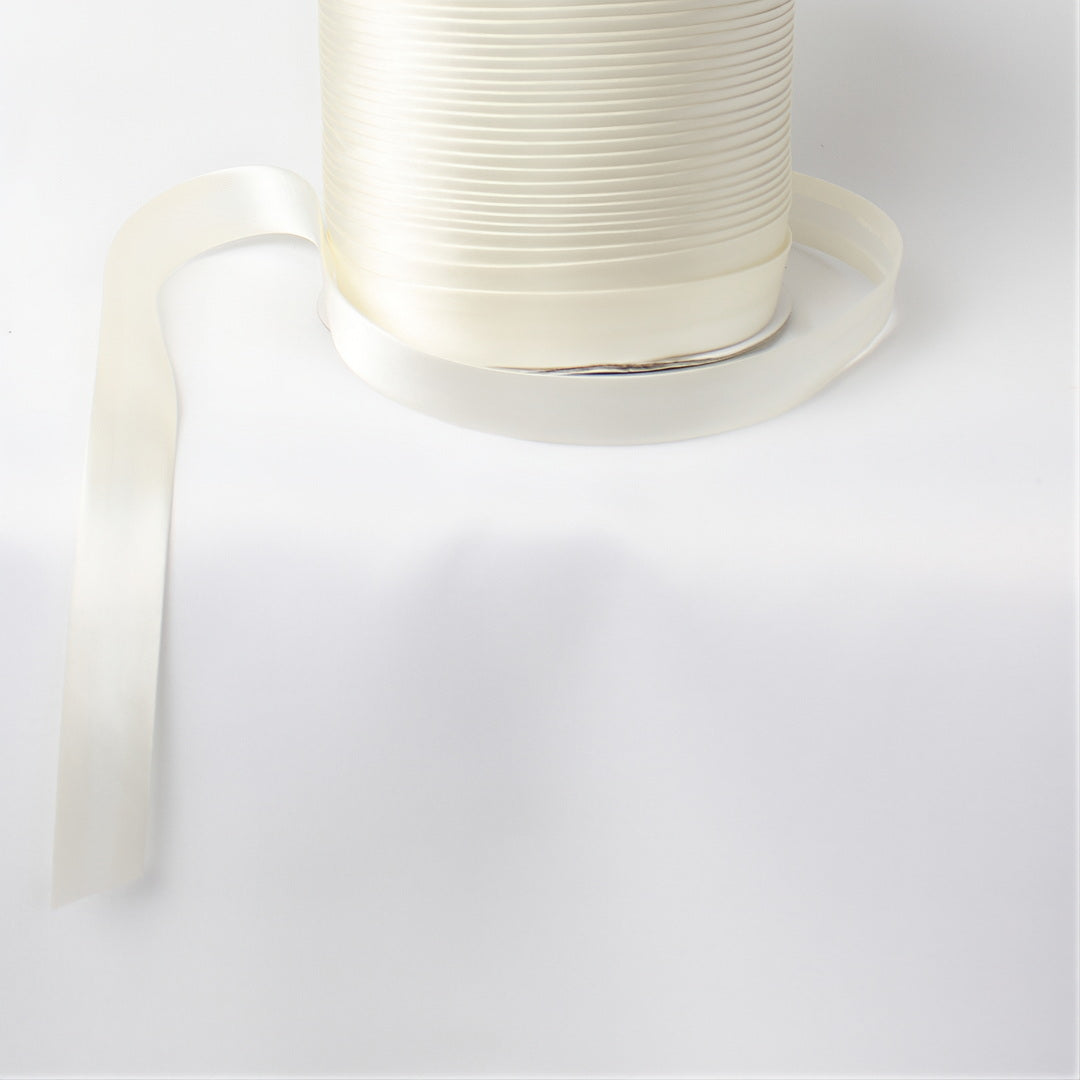 Satin Schrägband | Breite 15 mm - gefalzt