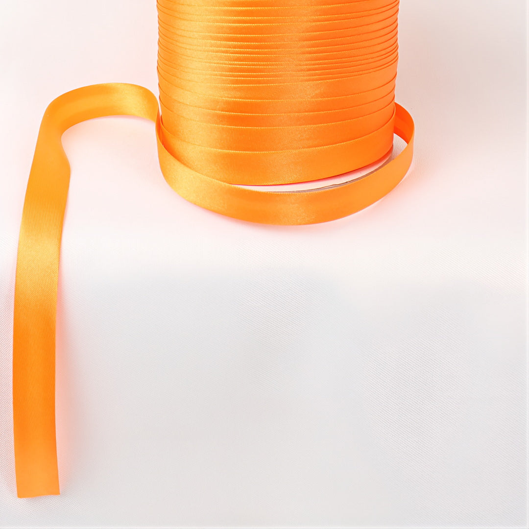 Satin Schrägband | Breite 15 mm - gefalzt
