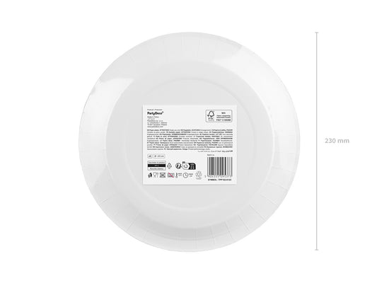 Pappteller, dunkelgrün, 23 cm (1 VPE / 6 Stk.)