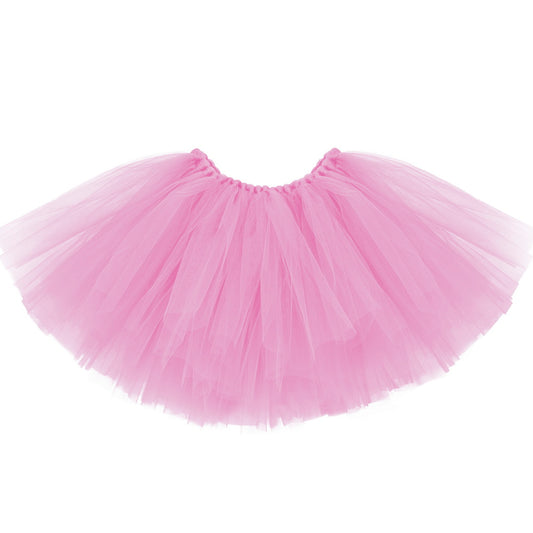 Kinder Tutu Rosa - Hüftumfang bis ca. 50 cm - Tütü Balettrock Fasching Baby Rock