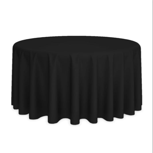 Tischdecke Rund Schwarz