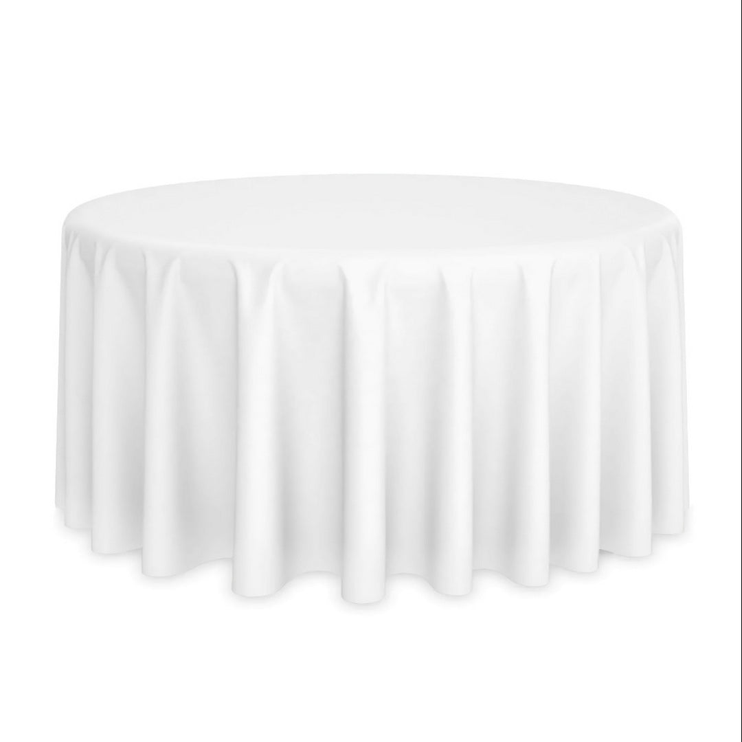 Tischdecke Rund Weiss