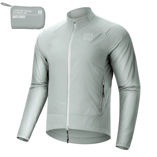 Winddichte Fahrradjacke, Leichte Atmungsaktive Schnelltrocknende Windbreaker, Faltbare