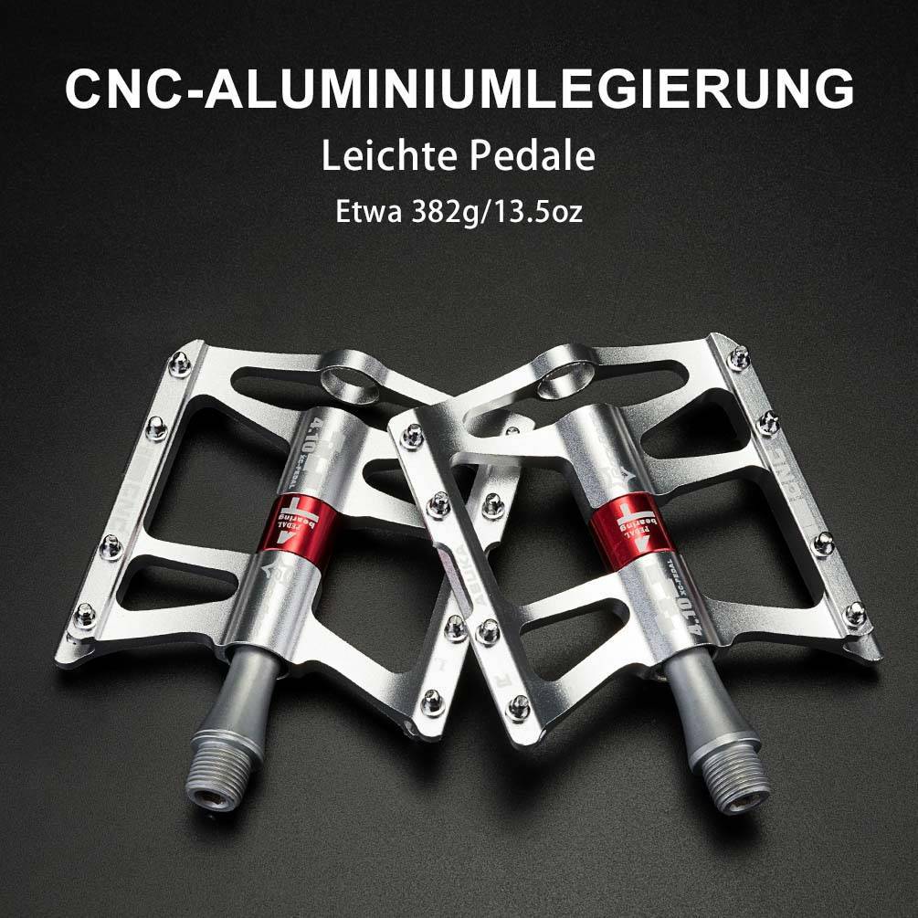 Fahrrad Pedale 9/16 für MTB/BMX/Rennrad 4 Sealed Bearings