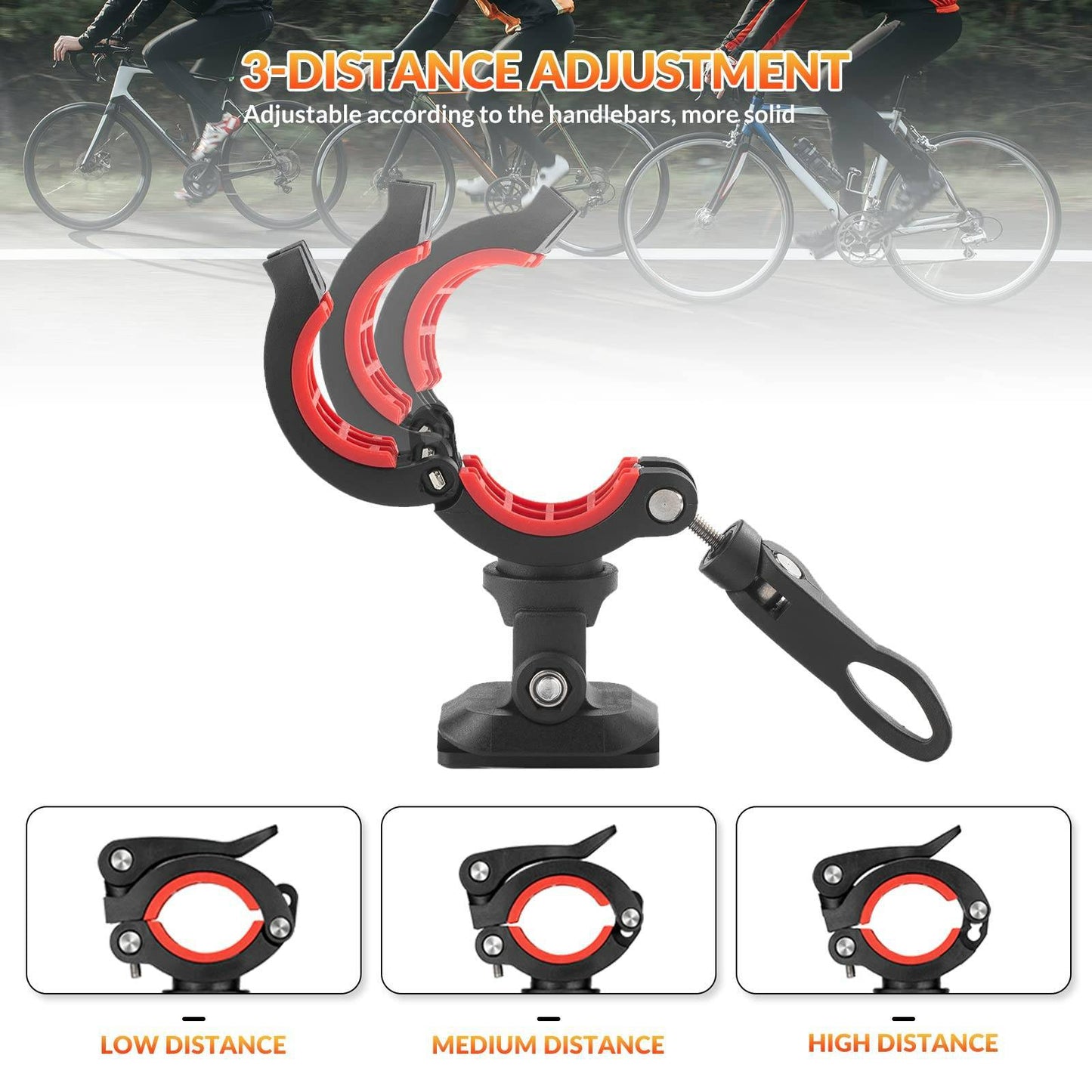 ROCKBROS Smartphone Halterung 360° Drehbar für 6,8 Zoll Smartphone