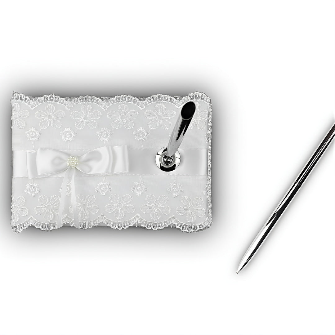 Ringkissen, Gästebuch, Stifthalter, Körbchen, Set Hochzeit