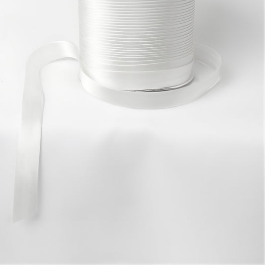 Satin Schrägband | Breite 15 mm - gefalzt