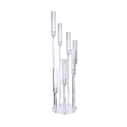 Kerzenständer Acryl 7-flammig 107 cm für LED-Kerzen Kerzenleuchter Kerzenhalter