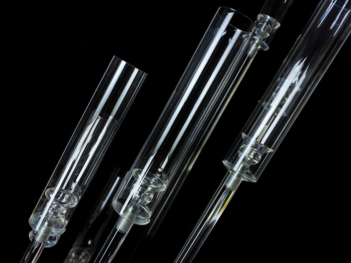 Kerzenständer Acryl 7-flammig 107 cm für LED-Kerzen Kerzenleuchter Kerzenhalter