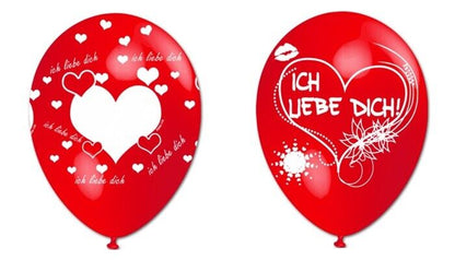 Luftballons Naturlatex | Spruch - Ich liebe dich