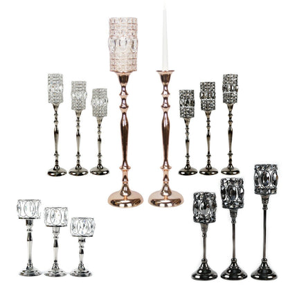 Kerzenständer Chalice 2-in-1 Blumenständer Deko Säule Ständer 3-er Set