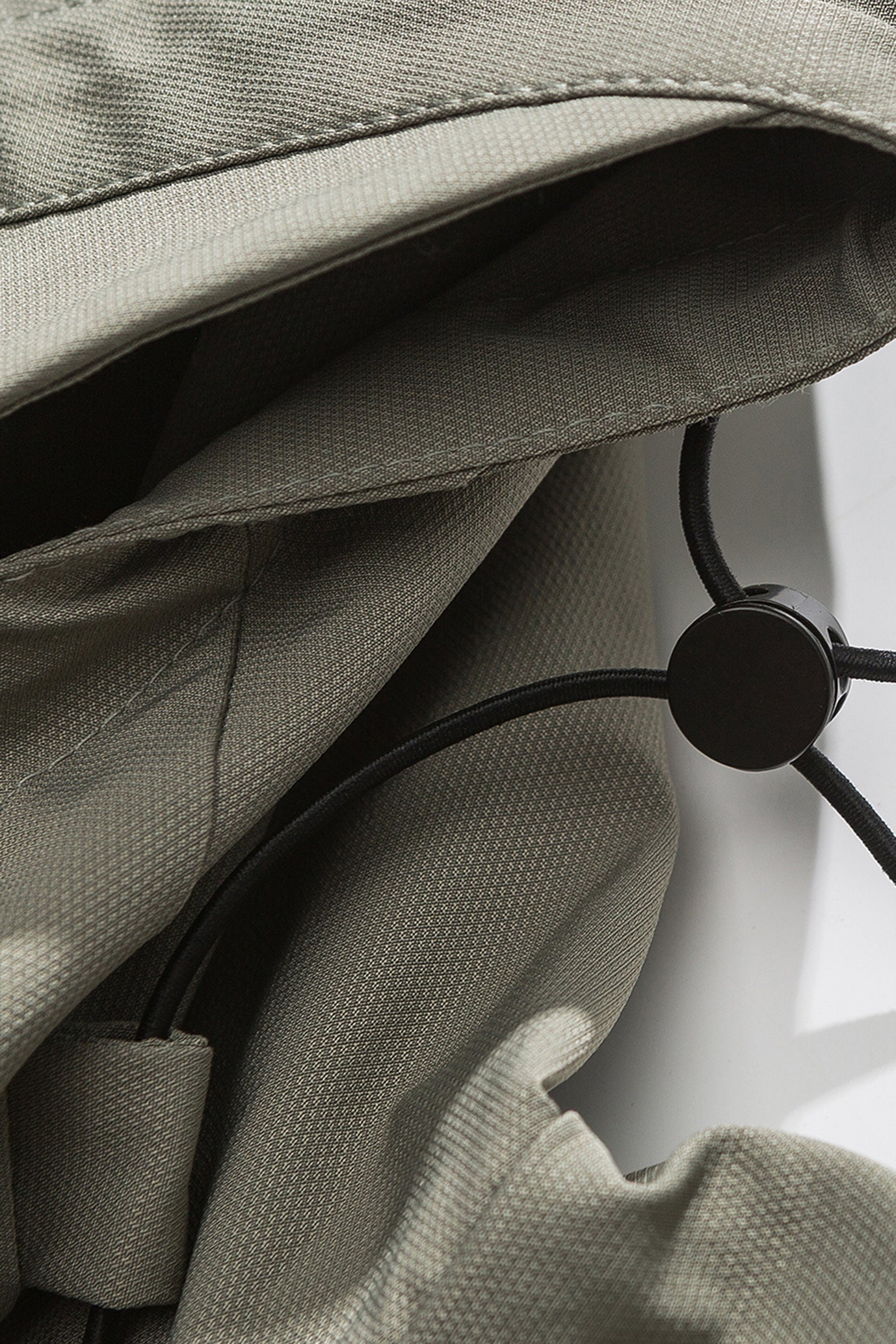 Patched Pockets Waterproof Jacket in Lightolive