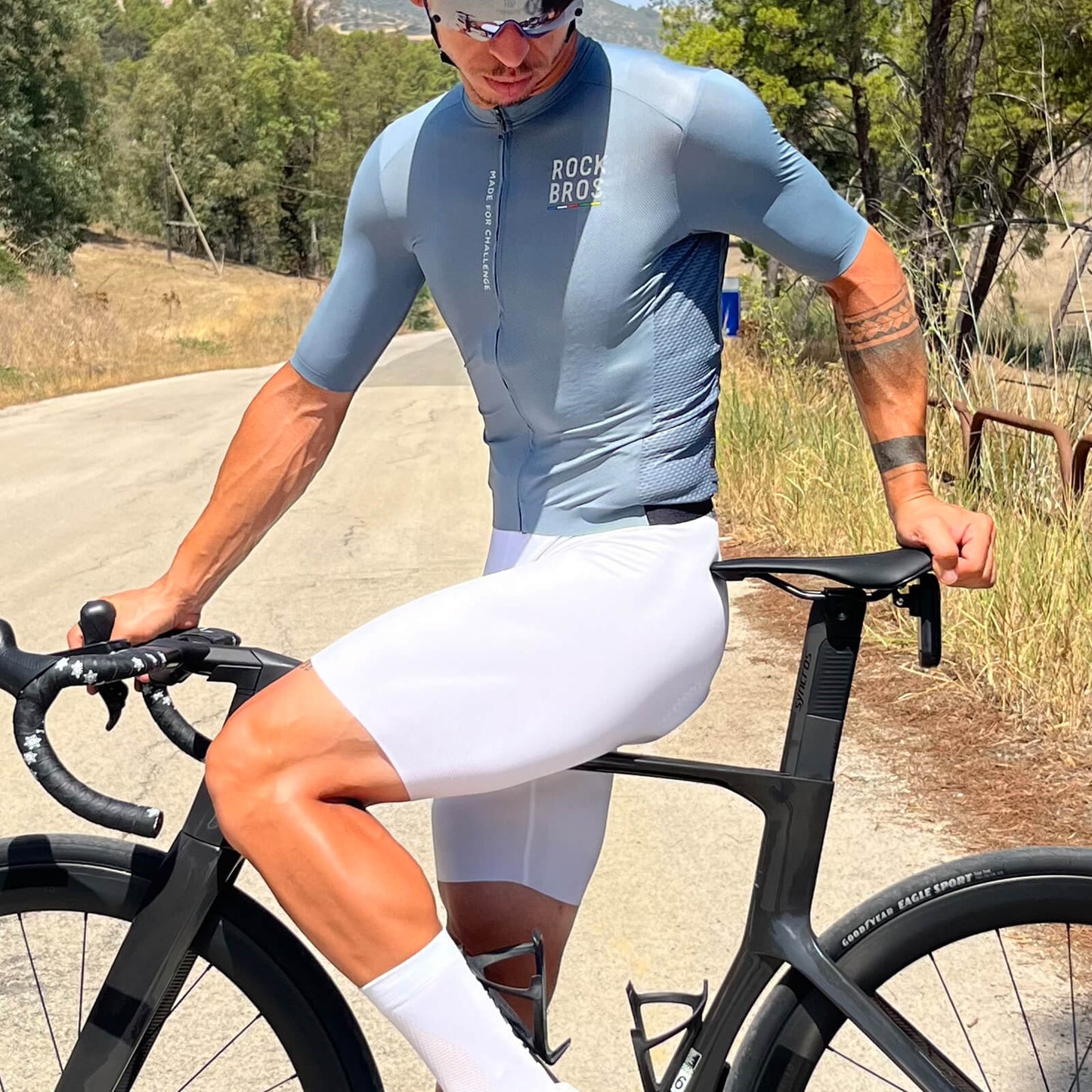 ROAD TO SKY Herren Kurzarm-Radtrikot Jersey für MTB & Rennrad