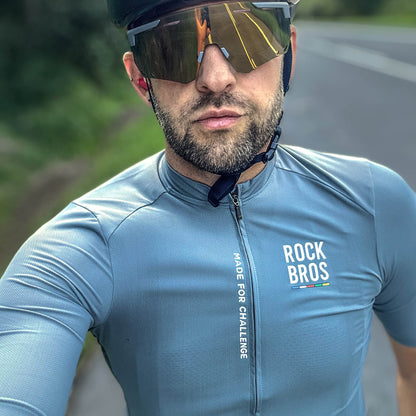 ROAD TO SKY Herren Kurzarm-Radtrikot Jersey für MTB & Rennrad