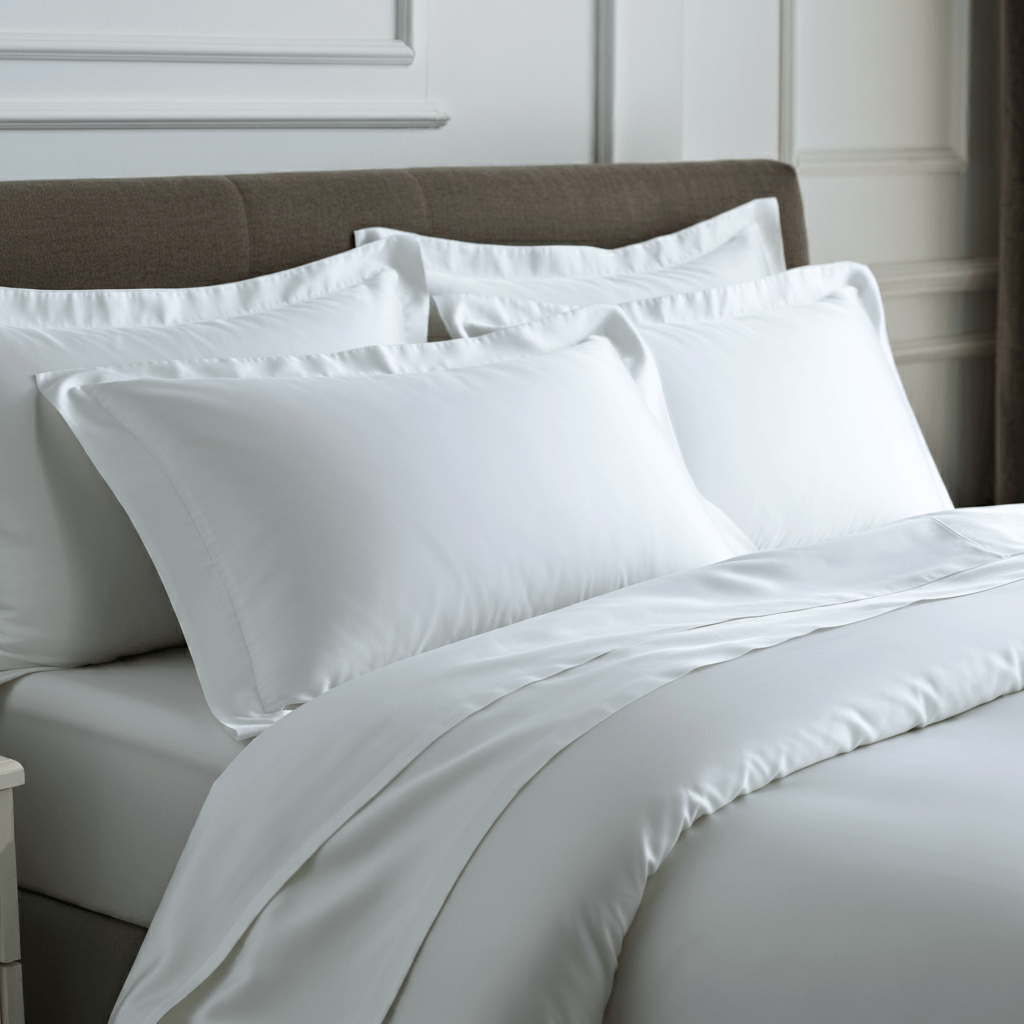 Charm Baumwolle Satin Spannbettlaken