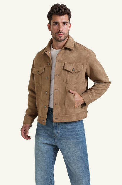 Jacke mit Knöpfen & Taschendetail