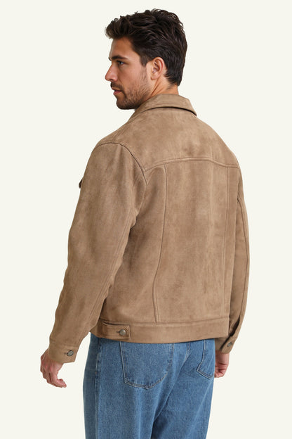 Jacke mit Knöpfen & Taschendetail