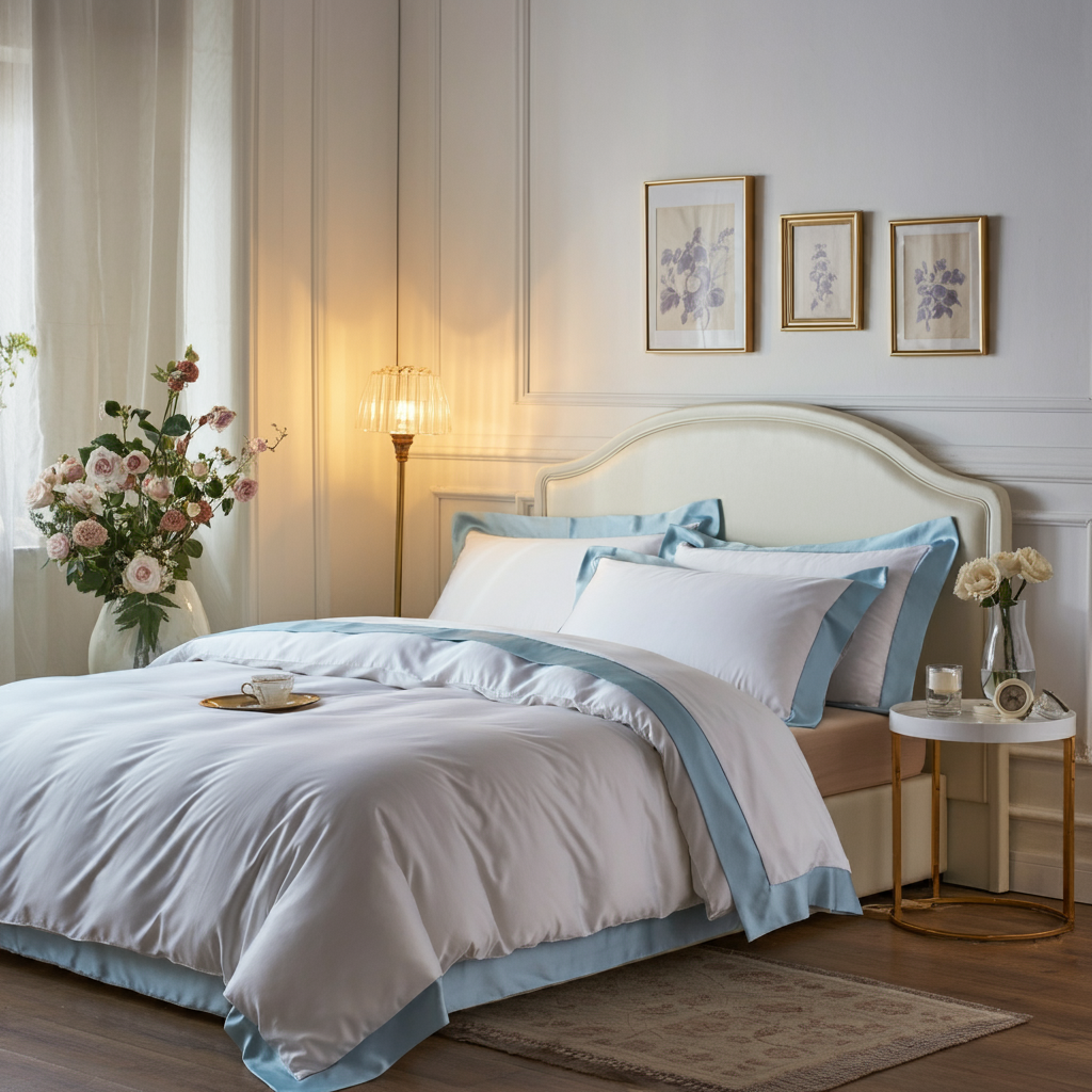 Aura Baumwolle Perkal Deckenbezug