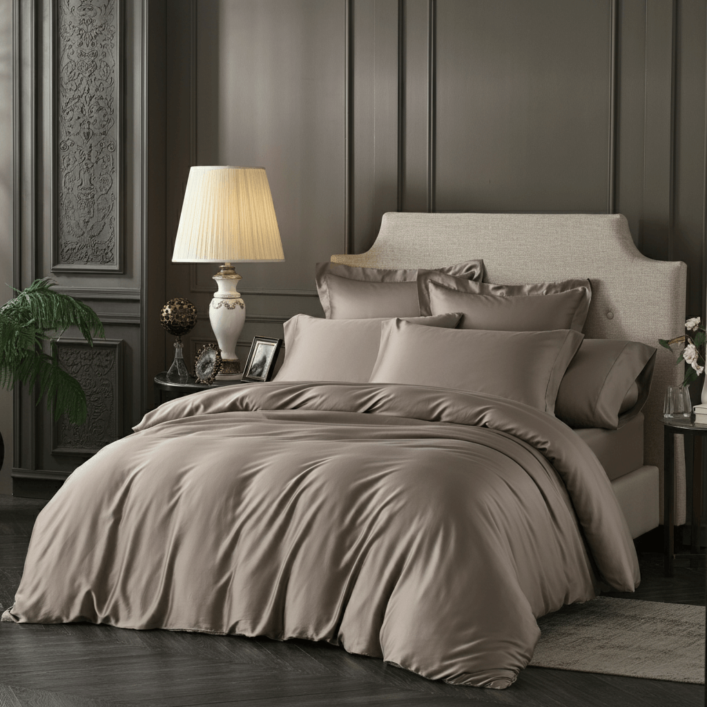 Charm Baumwolle Satin Spannbettlaken