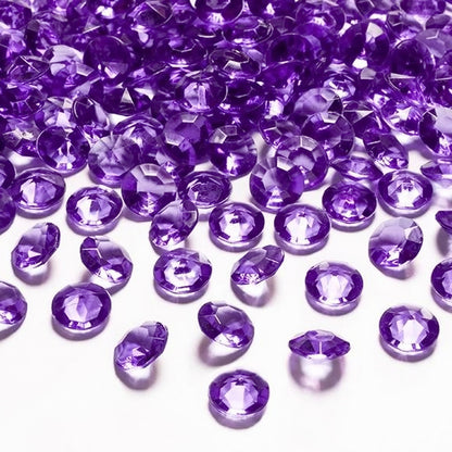 100 Dekosteine Diamant | Ø 12 mm
