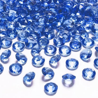 100 Dekosteine Diamant | Ø 12 mm