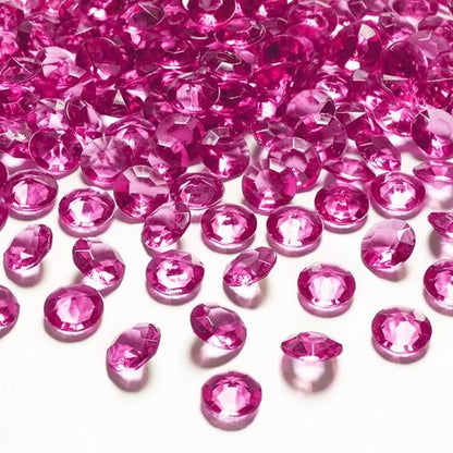 100 Dekosteine Diamant | Ø 12 mm